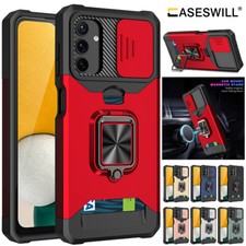 For Xiaomi Redmi Note 12S 12 11 POCO X5 Pro Card Holder Shockproof Case Cover