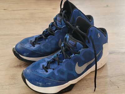Nike Zoom Without A Doubt 749432-401 Royal Basketball Shoes Men s Size 12 READ!!