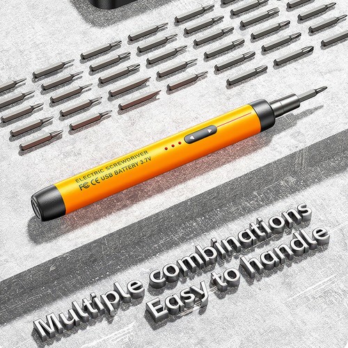 46 in 1 Mini Electric Screwdriver Cordless Power Precision Screwdriver Bits Set - Picture 5 of 27