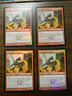 MTG Born Of The Gods Prerelease Promo FOIL Forgestoker Dragon x4 Excellent - NM