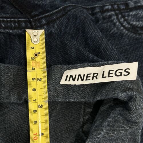 One Teaspoon Denim Shorts Women 24 (Actual 26 in) Blue Elastic Waist Hi Rise - Picture 7 of 11