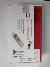 IFP Interlogix S35-2MLC SFP Transceiver Gigabit 2 Fiber Mini GBIC 1000Base-SX