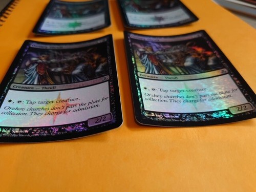 Ostiary Thrull. playset guildpact Magic the Gathering 4 Card. foil version - Picture 6 of 8