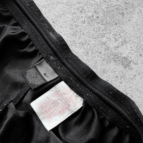 Nike Mens Vintage Black Sport Shorts Y2K Embroidered Swoosh Style Size - L/XL - Picture 4 of 6