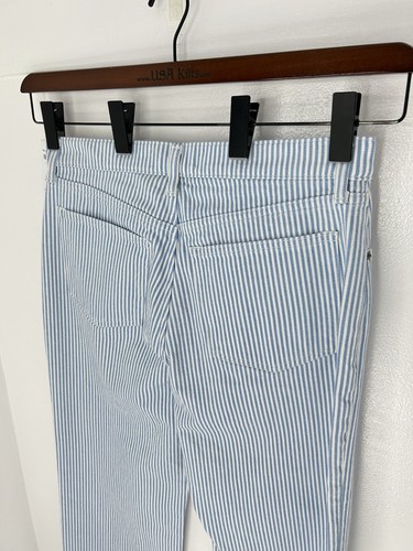 Abercrombie & Fitch NWT 90s Relaxed High Rise Jean Size 12/31 Pinstripe 34x33.5 - Picture 11 of 15