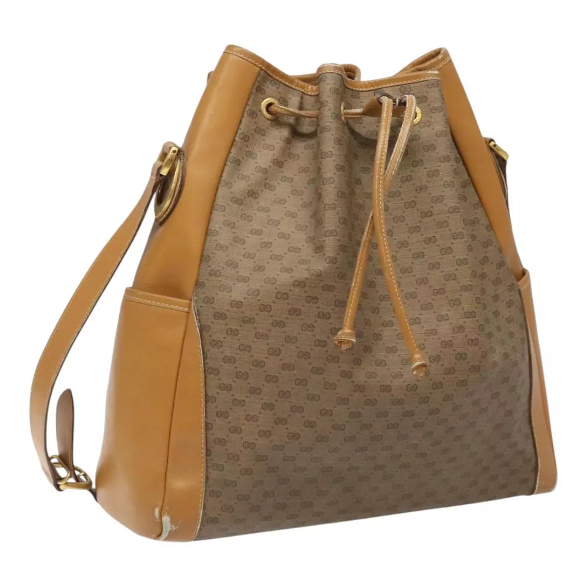 Sac à bandoulière GUCCI Micro GG Supreme PVC beige 001 115 1229 authentique ti2653