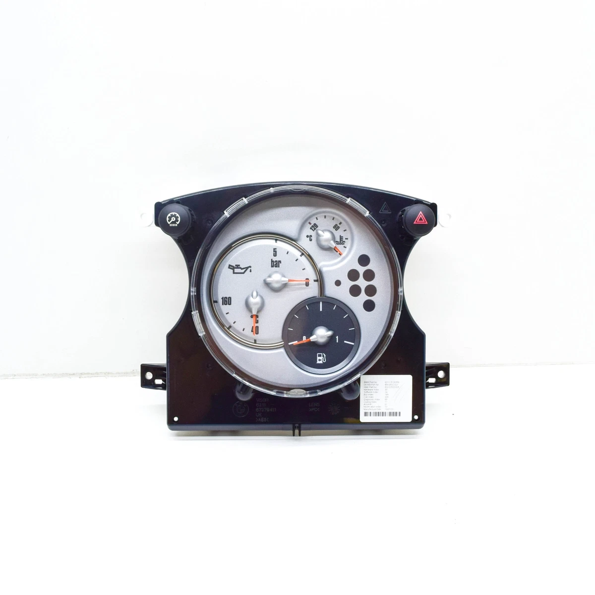 MINI COOPER R50 Instrument Sluster Chrono Paket 62109126996  