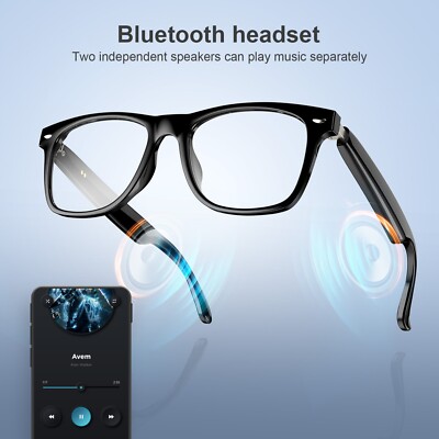 Smart Glasses Wireless Bluetooth Music Stereo Headset Audio Speaker Handsfree