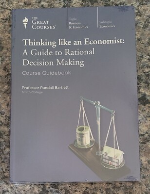The Great Courses Thinking Like An Economist W/Guidebook & 2 DVD Set Sealed