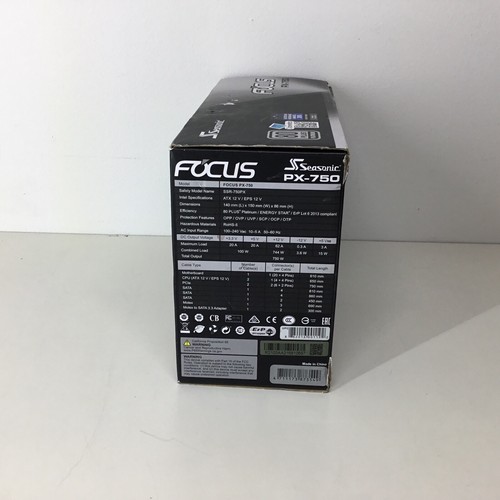 SeaSonic Focus SSR-750PX 750W Fully Modular Power Supply - Cables Not Included - Picture 7 of 8