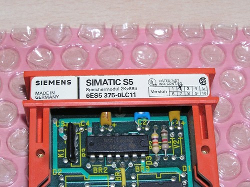 Siemens 6ES5375-0LC11 E:02 Simatic S5 375 Memory EEPROM 2 KBYTES used excellent - Imagen 2 de 5