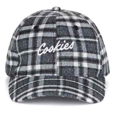 Cookies SF Cultivators Flannel Black Dad Hat 100% Authentic Berner