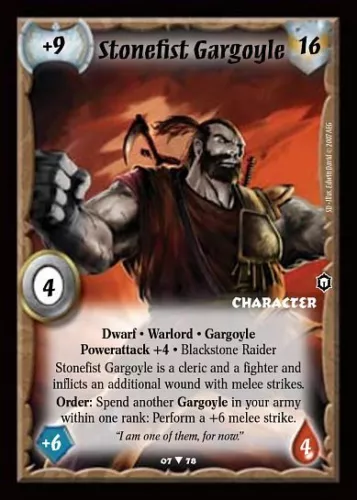 Stonefist Gargoyle - Dwarves - Warlord Saga of the Storm