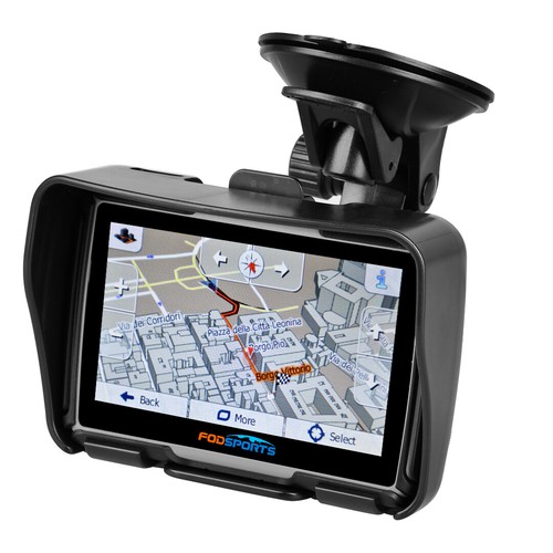 4,3" Zoll Motorrad Navigationsgerät Navi GPS Radtour LKW Auto Reise Wasserdicht - Bild 10 von 12