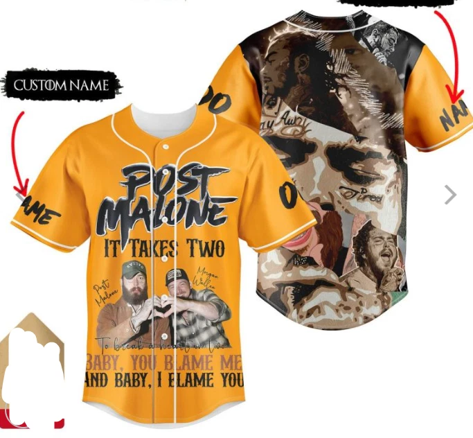 Post Malone Baseball Jersey