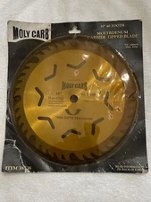Moly Carb 10" 40 Tooth Molybdenum Carbide Tipped Circular Table Saw Blade- NEW!