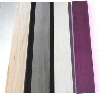 4 ea Purpleheart Walnut Maple CHERRY 3/4'' x 2''x 16'' DIY Cutting Boards Wood