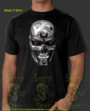 Terminator Endoskeleton T-800 Skull Head Cyberdyne Skynet New T-Shirt S-6XL