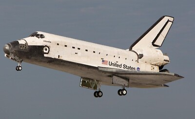 Shuttle Atlantis Landing at NASA Kennedy Space Station Photo Print 8'' x 10''