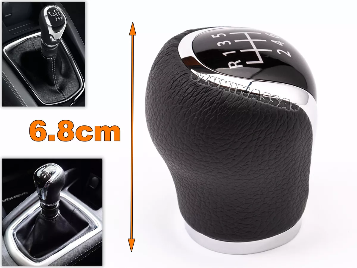 for NISSAN QASHQAI J11 X TRAIL T32 6 SPEED GEAR SHIFT STICK KNOB LEATHER HANDLE
