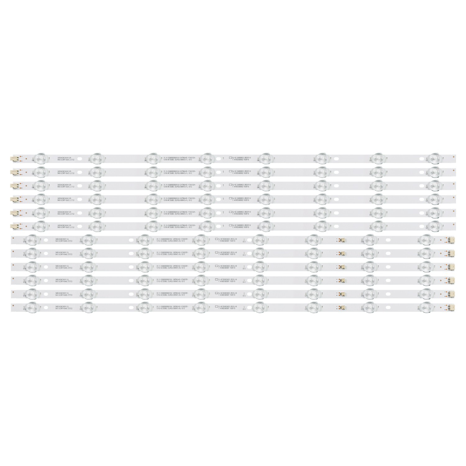 12pcs LED Backlight strips For EHT58H16-ZMG SJ.HZ.D5800802-2835L-M