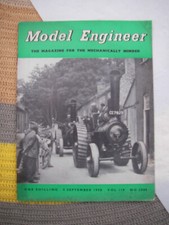 Vintage Model Engineer Magazine 4th September 1958 Trains Boats Cars etc.