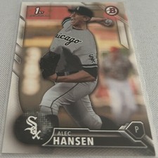2016 Bowman Draft Baseball Alec Hansen Chicago White Sox 1st Bowman #BD-93