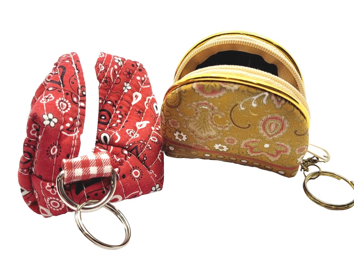 Designer keychain coin purse sale
