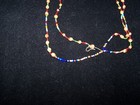 VINTAGE NATIVE AMERICAN 3" BEADED MANDELA NECKLACE — photo 9