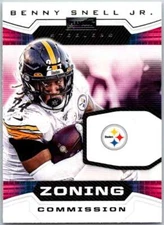 2020 Panini Playbook Zoning Commission #17 Benny Snell Jr. V46532