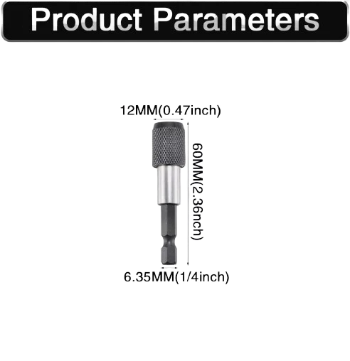 SpeedTek RC 1/4" Hex Driver Extension Adapter Quick Bit - Image 3 of 4