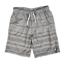 Vuori Kore Shorts Men's S 9" Inseam Lined Gray Striped Performance Stretch V302
