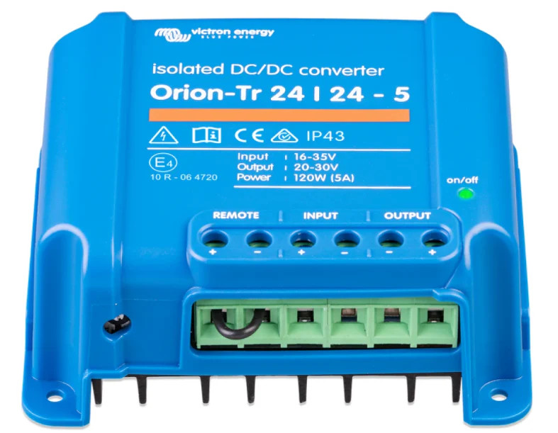 Orion-Tr 24/24-5A convertisseur CC-CC isolé 120W pour système électrique