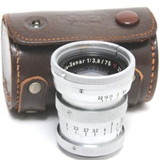 Schneider Kreuznach Tele-Xenar 3.8/75mm lens for Robot camera w. case