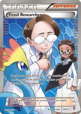 Fossil Researcher - 110/111 - Pokemon Furious Fists Full Art Ultra Rare Card NM on eBay
