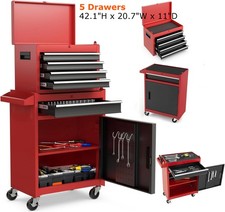 58 Drawers Tool Chest On Wheelsdetachable Portable Top Box Rolling Tool Box