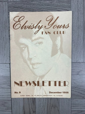 Elvis Presley - Elvisly Yours - Fan Club Newsletter - No. 9 - December 1986