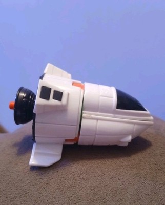 Hot Wheels Attack Pack Alien Invaders Galactibite Rocket Ship 1993 White Shuttle