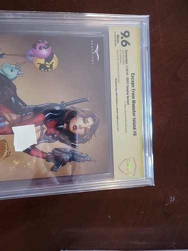 Escape from Monster Island #6 Cover F SDCC Deadpool Cosplay 2 X Sign DeBalfo 9.6 - Picture 8 of 14
