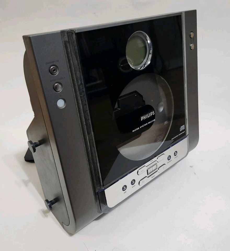 PHILIPS MC235B/37 Micro Home System Shelf Unit Only For Parts Or Repair Power On - Image 2 of 4