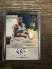 2025 Panini Immaculate Collection Heralded Signatures Steve Francis #HRS-SFR /99