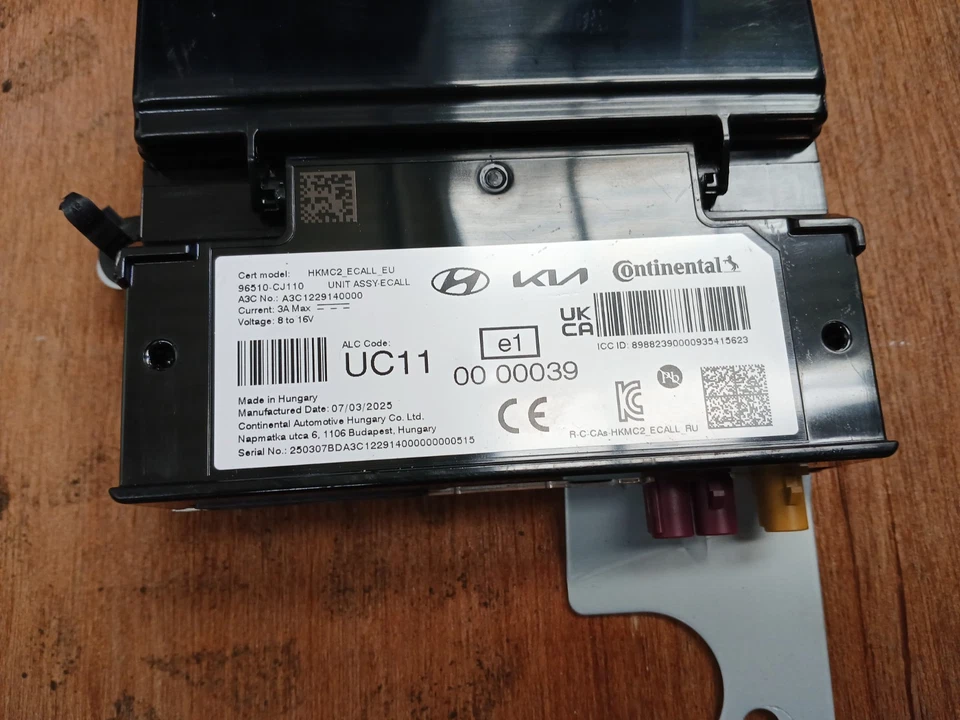 KIA SPORTAGE MK5 EMERGENCY CALL ECU 1.6 HEV HYBRID GT-LINE S 2022-ON ~ - Image 2 of 2