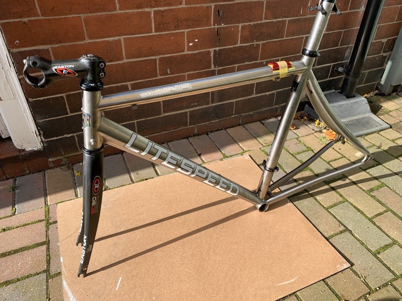 Litespeed Siena Titanium Road Bike Frameset size 54