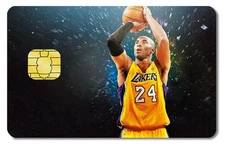 Kobe Bryant La Lakers NBA Credit Card Skin Cover Pre-Cut Sticker