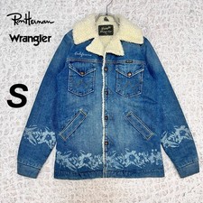 Wrangler Ron Harman Special Order Denim Boa Ranch Jacket Collaboration Ron Harma