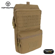 TOPTACPRO Tactical Hydration Backpack 2L MOLLE Water Bag Hydration Pouch Gear 