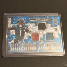 2021 Panini Spectra - Building Blocks Travis Etienne #BB-TE Neon Blue Prizm /60