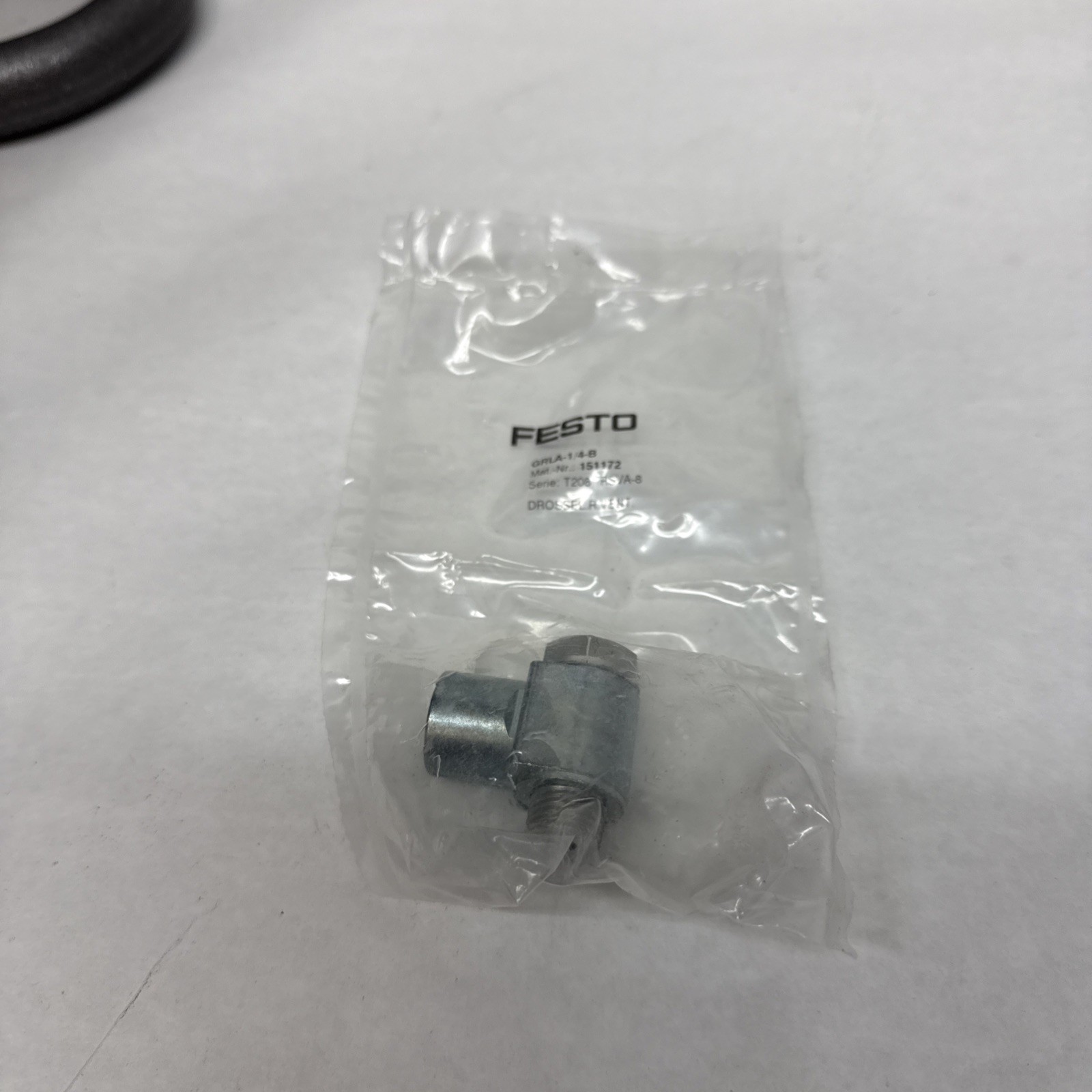 Festo GRLA-1/4-B, 151172 One-Way Flow Control Valve FNFP