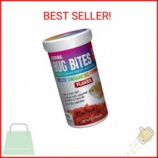 Fluval Bug Bites Color Enhancing Fish Food for Tropical Fish, Flakes for Small t