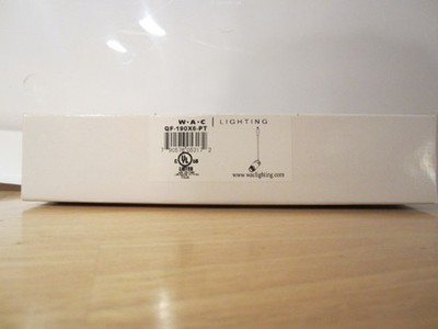 WAC Lighting QF-190X6-PT Rolls Quick Connect Fixture with 6-Inch Extension